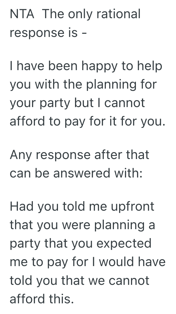 Screenshot 2025 05 22 at 9.44.55 PM She Agreed To Help Plan Her Husband’s Party, But She Felt Blindsided When Her Mother In Law Guilted Her Into Paying The Entire Bill